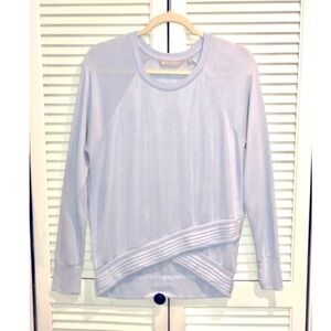 Athleta Baby Blue Light Sweatshirt Small